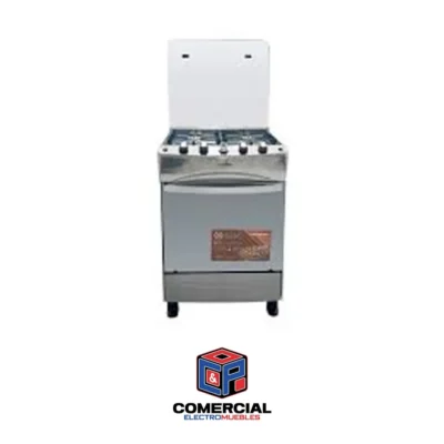 ESTUFA DE HORNO MARCA PREMIER DE 24 PULGADAS  COLOR  ACERO INOX. MODELO PRE17-06 CON PILOTO AUT