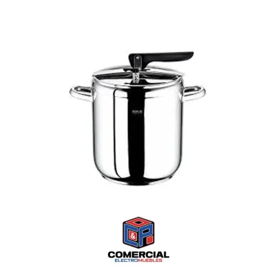 OLLA DE PRESION COLOR ACERO INOX 7 LITROS MOD 22FB598