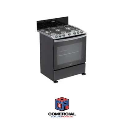 ESTUFA WHIRLPOOL 30 PULGADAS NEGRA